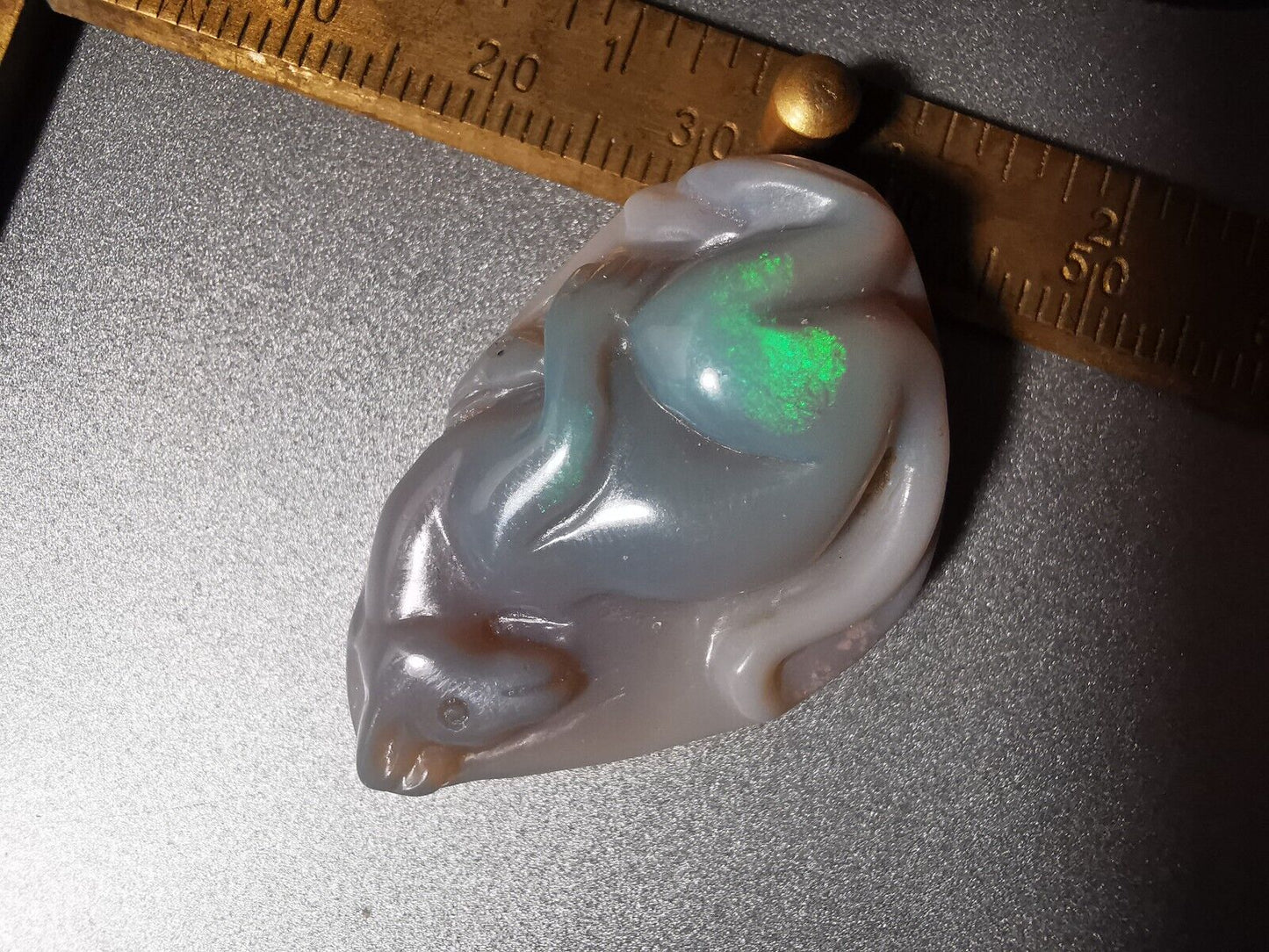 Coober pedy solid Opal carving Piece, solid opal