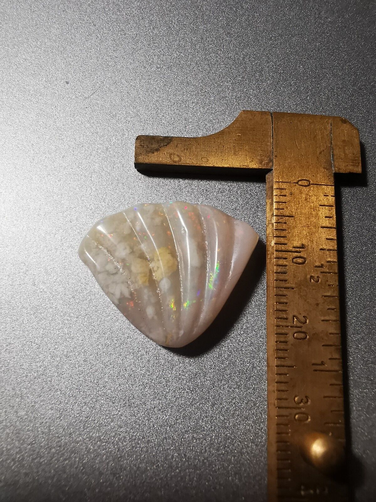 Australian Opal carving Piece, solid opal