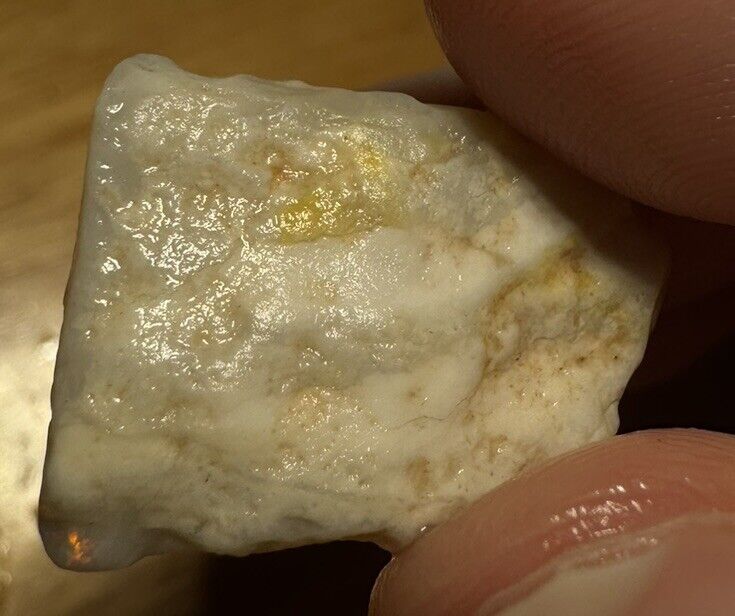 16.3 Carats Solid Rough Coober Pedy Opal Piece with Beautiful Colour B1