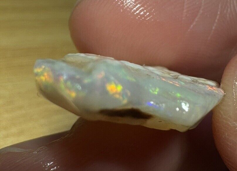 13.3 Carats Solid Rough Coober Pedy Opal Piece with Beautiful Colour C1
