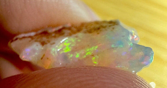 4.5 Carats Solid Rough Coober Pedy Opal Piece with Beautiful Colour