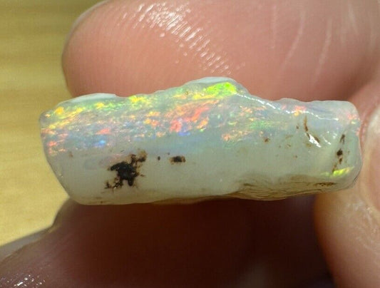 13.3 Carats Solid Rough Coober Pedy Opal Piece with Beautiful Colour C1