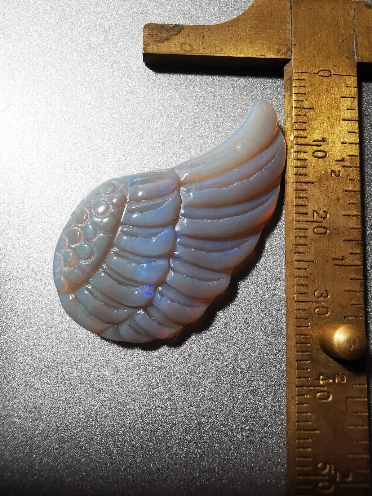 Coober pedy solid Opal carving Piece, solid opal