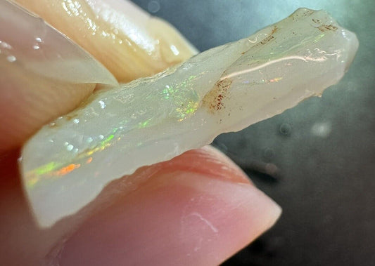 5 Carats Solid Rough Coober Pedy Opal Piece with Beautiful Colour