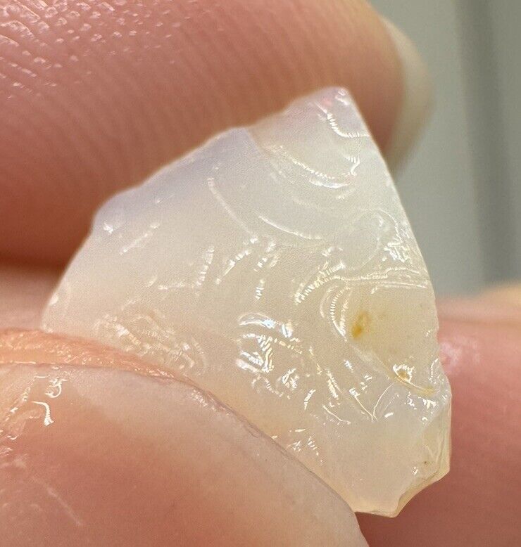 2.1 Carats Solid Rough Coober Pedy Opal Piece with Beautiful Colour