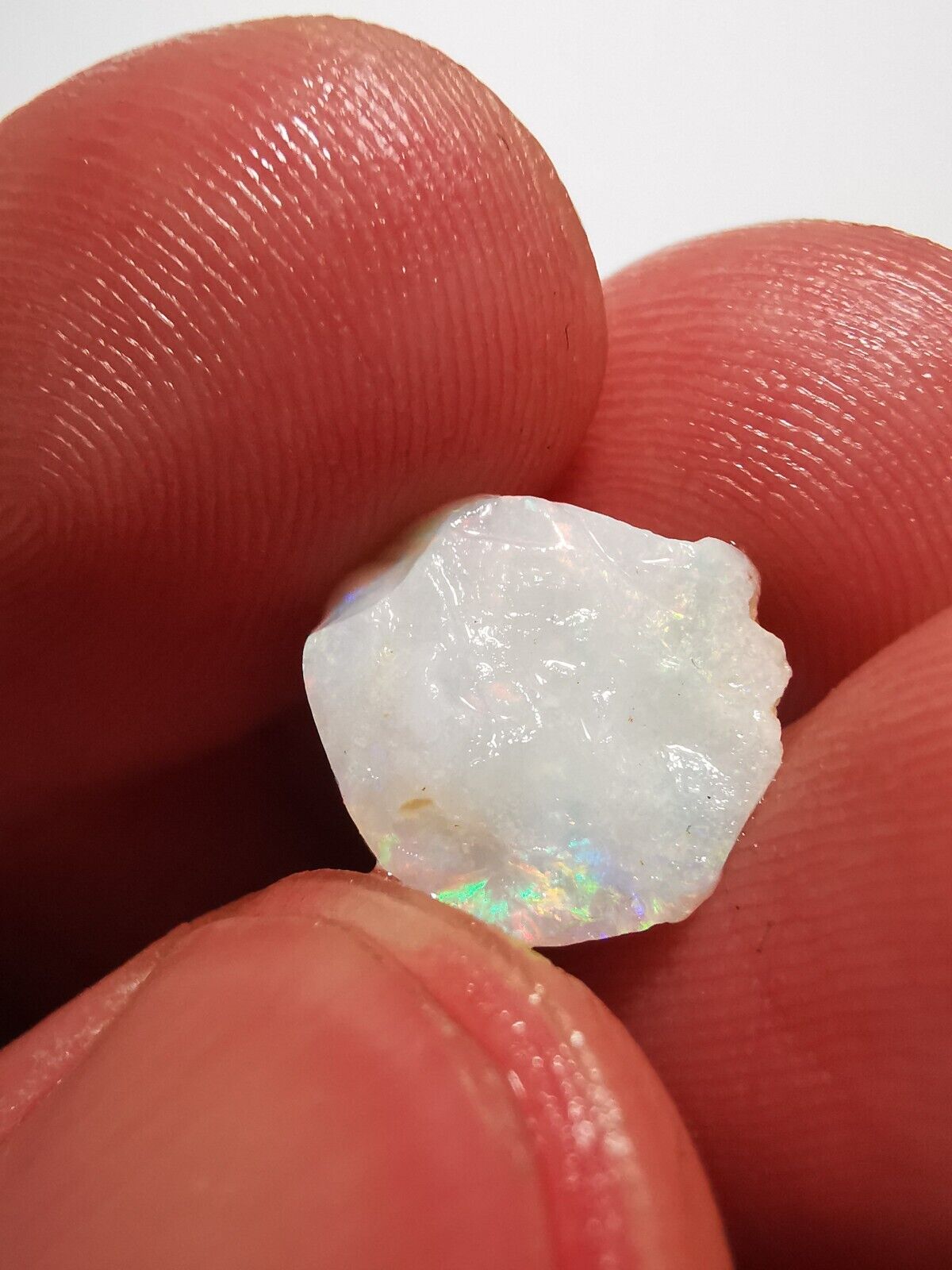 2.7 Carats Solid Rough Coober Pedy Opal Piece with Beautiful Colour B1
