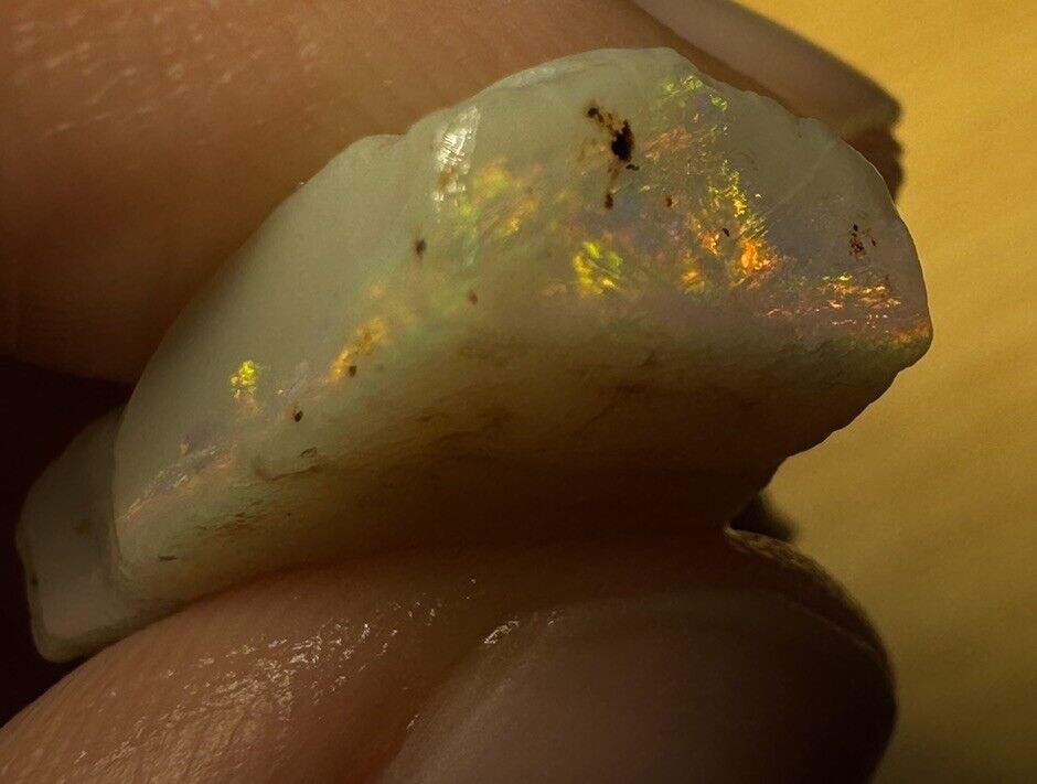 10.2 Carats Solid Rough Coober Pedy Opal Piece with Beautiful Colour B1