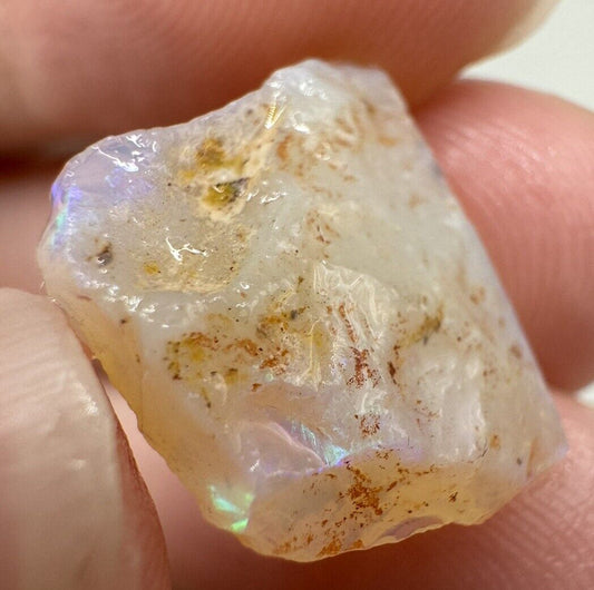 5 Carats Solid Rough Coober Pedy Opal Piece with Beautiful Colour