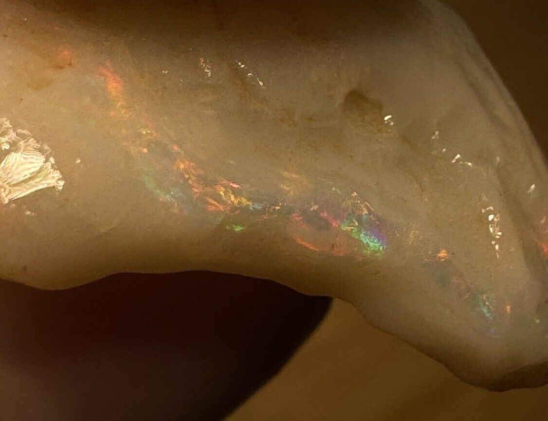 11.5 Carats Solid Rough Coober Pedy Opal Piece with Beautiful Colour B1