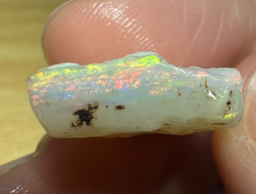 13.3 Carats Solid Rough Coober Pedy Opal Piece with Beautiful Colour C1