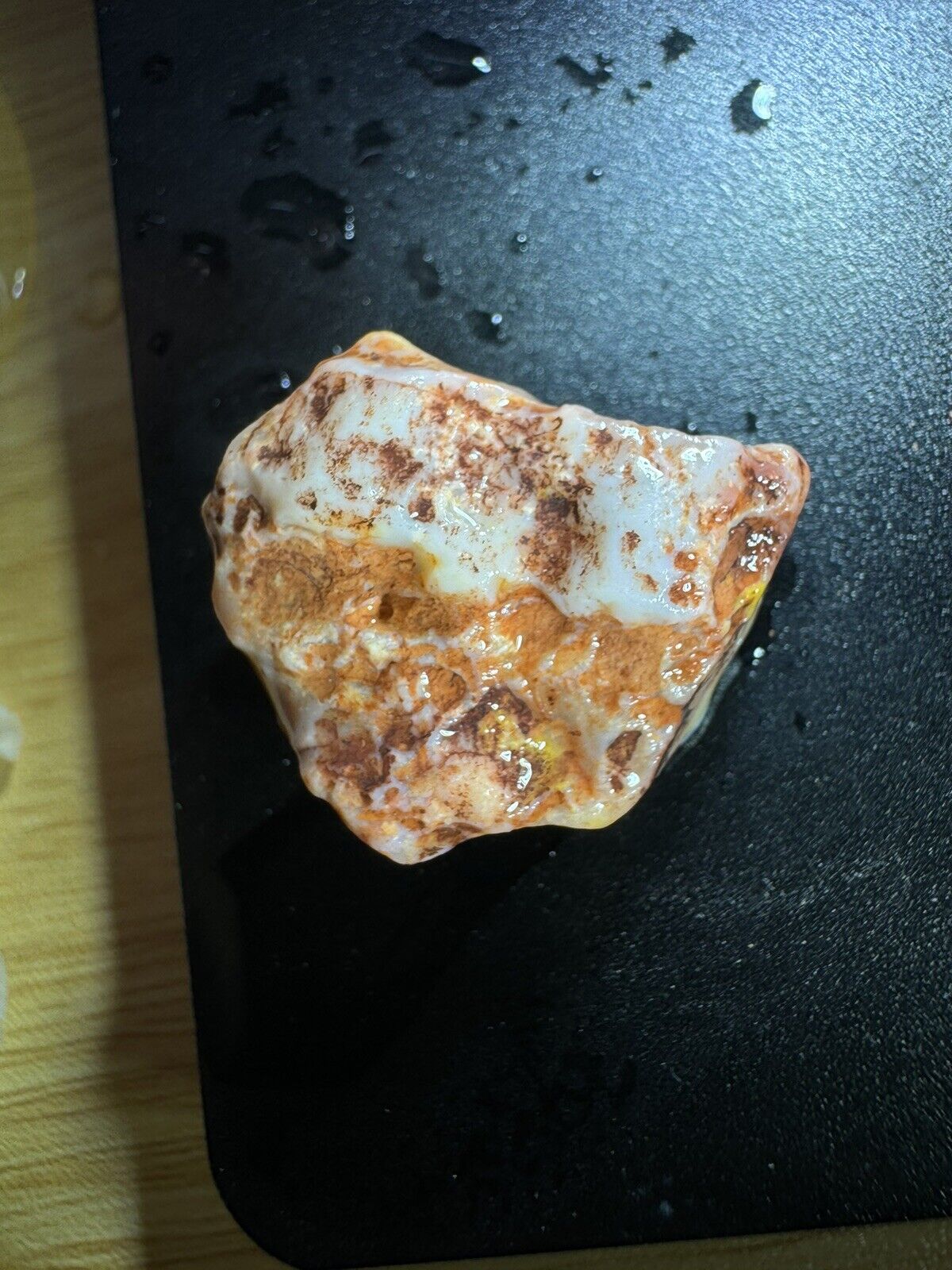 28Carats Solid Rough Coober Pedy Opal Piece with Beautiful Colour B1