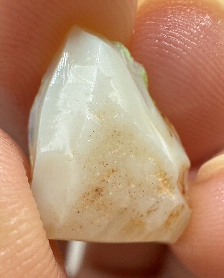 5.2 Carats Solid Rough Coober Pedy Opal Piece with Beautiful Colour