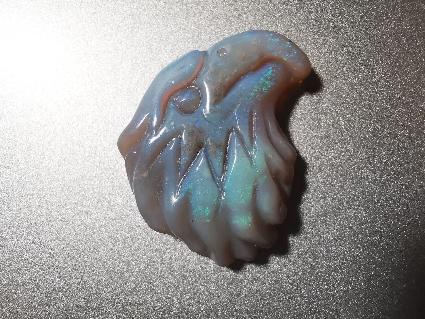 Australian Opal carving Piece, solid opal