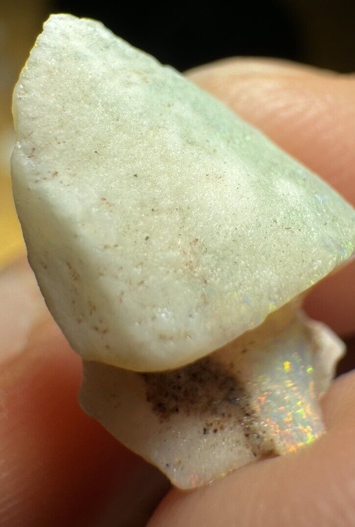 4.7 Carats Solid Rough Coober Pedy Opal Piece with Beautiful Colour B1