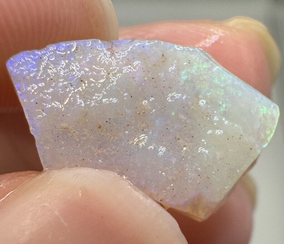 4.4 Carats Solid Rough Coober Pedy Opal Piece with Beautiful Colour