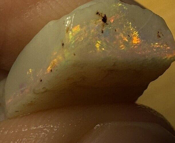 10.2 Carats Solid Rough Coober Pedy Opal Piece with Beautiful Colour B1