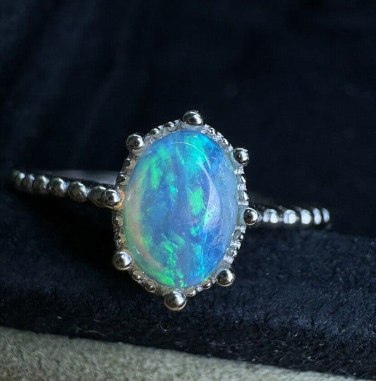 Opal Ring No.15 blue